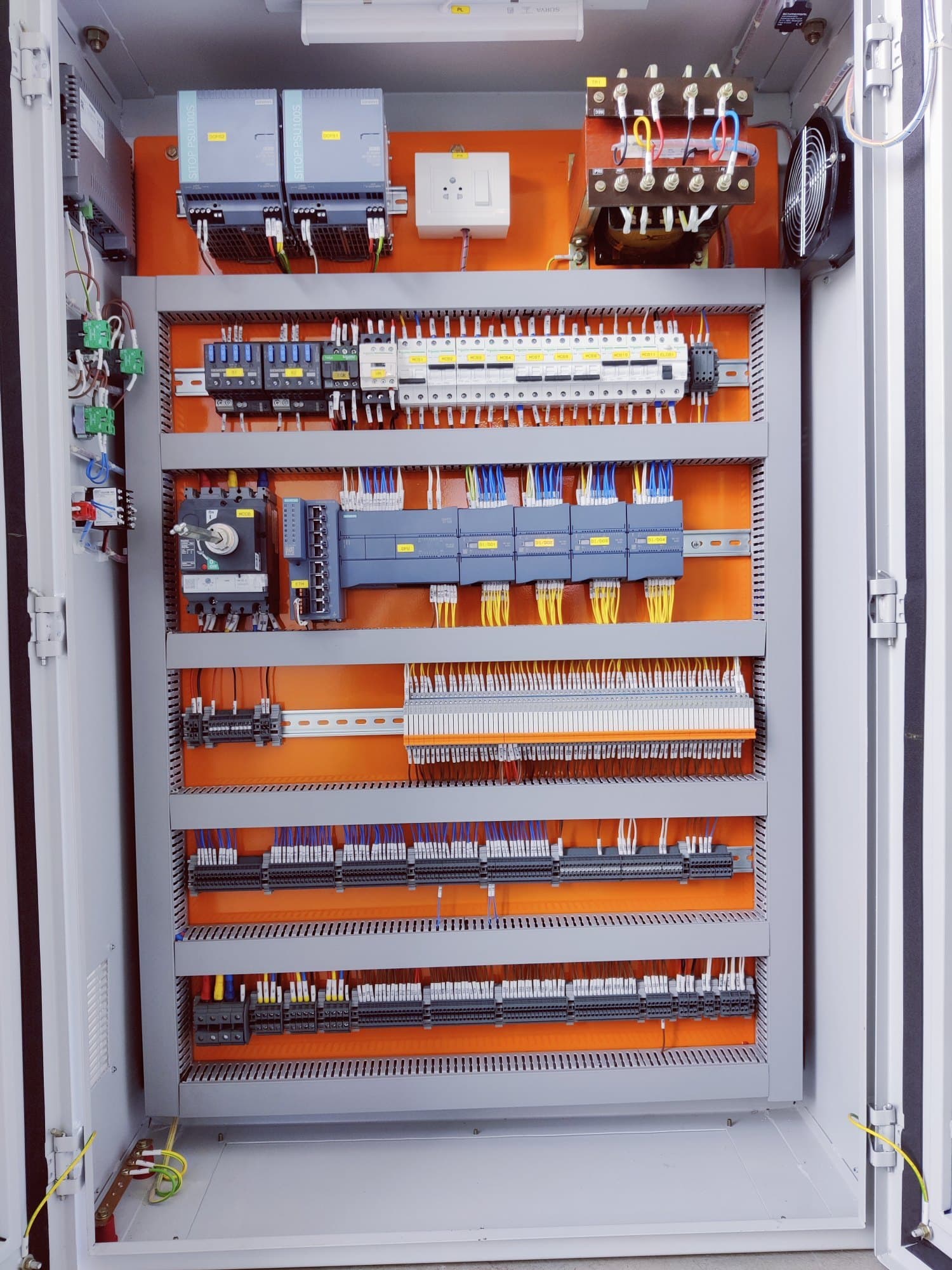 PLC Control Panels - Industrial electrical control panel